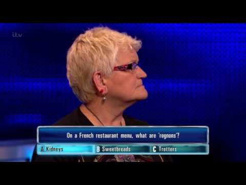 Hazel Gets Her Kidneys Question Right - The Chase
