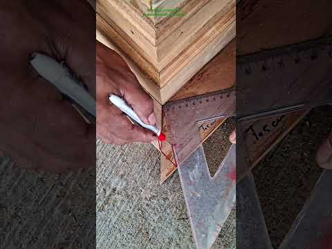 tips and techniques for drawing lines #woodworking #carpenter #diy #shorts