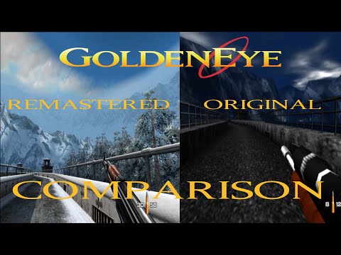 Goldeneye 007 XBLA Remaster vs. Original COMPARISON - Dam Agent