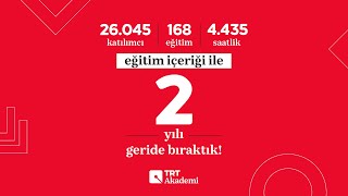 TRT Akademi | İlham Dolu Yolculuğumuzun 2. Yılındayız! 🚀
