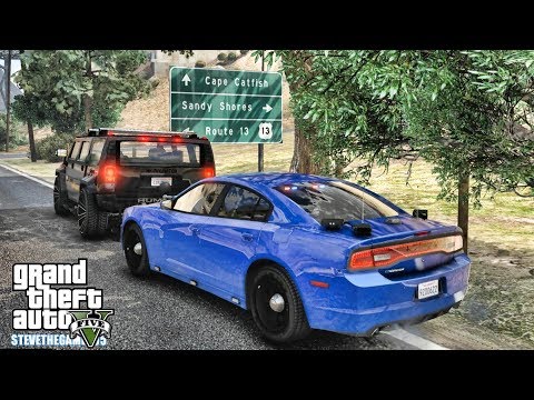 GTA 5 MODS LSPDFR 0.4.4 #6 - UNMARKED BLAINE COUNTY PATROL!!! (GTA 5 REAL LIFE PC MOD)