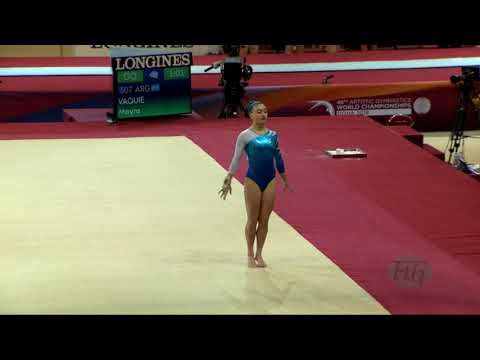VAQUIE Mayra (ARG) - 2018 Artistic Worlds, Doha (QAT) - Qualifications Floor Exercise