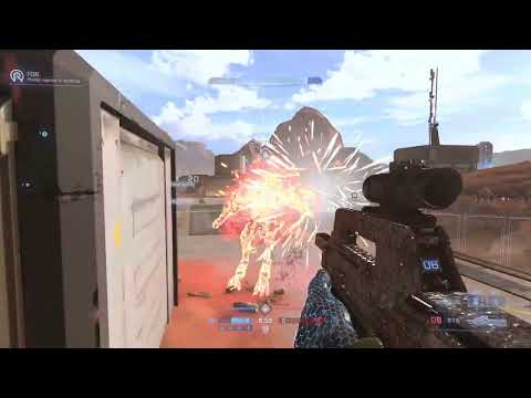 [37] Halo Infinite Multiplayer - Firefight: King of the Hill on Oasis IV (4K 60fps)