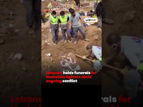 Lebanon Holds Funerals for Hezbollah Fighters Amid Ongoing Regional Conflict