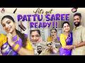 Simple Pattu Saree Look Nakshathra Nagesh