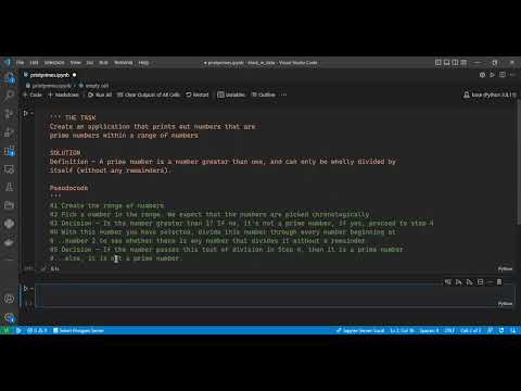 Python Shorts 1 Pseudo Code