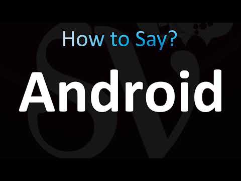 How to Pronounce Android (CORRECTLY!)