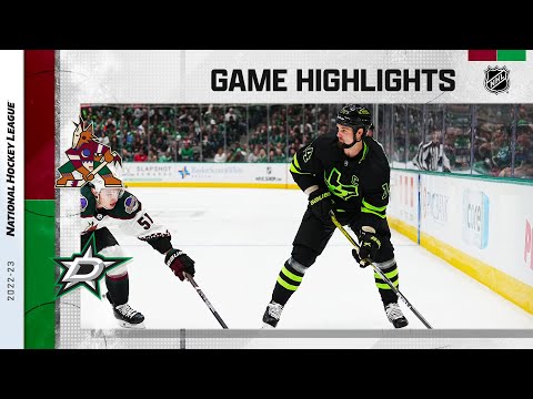 Coyotes @ Stars 1/21 | NHL Highlights 2023