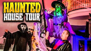 Touring our Haunted House With Scream!!!