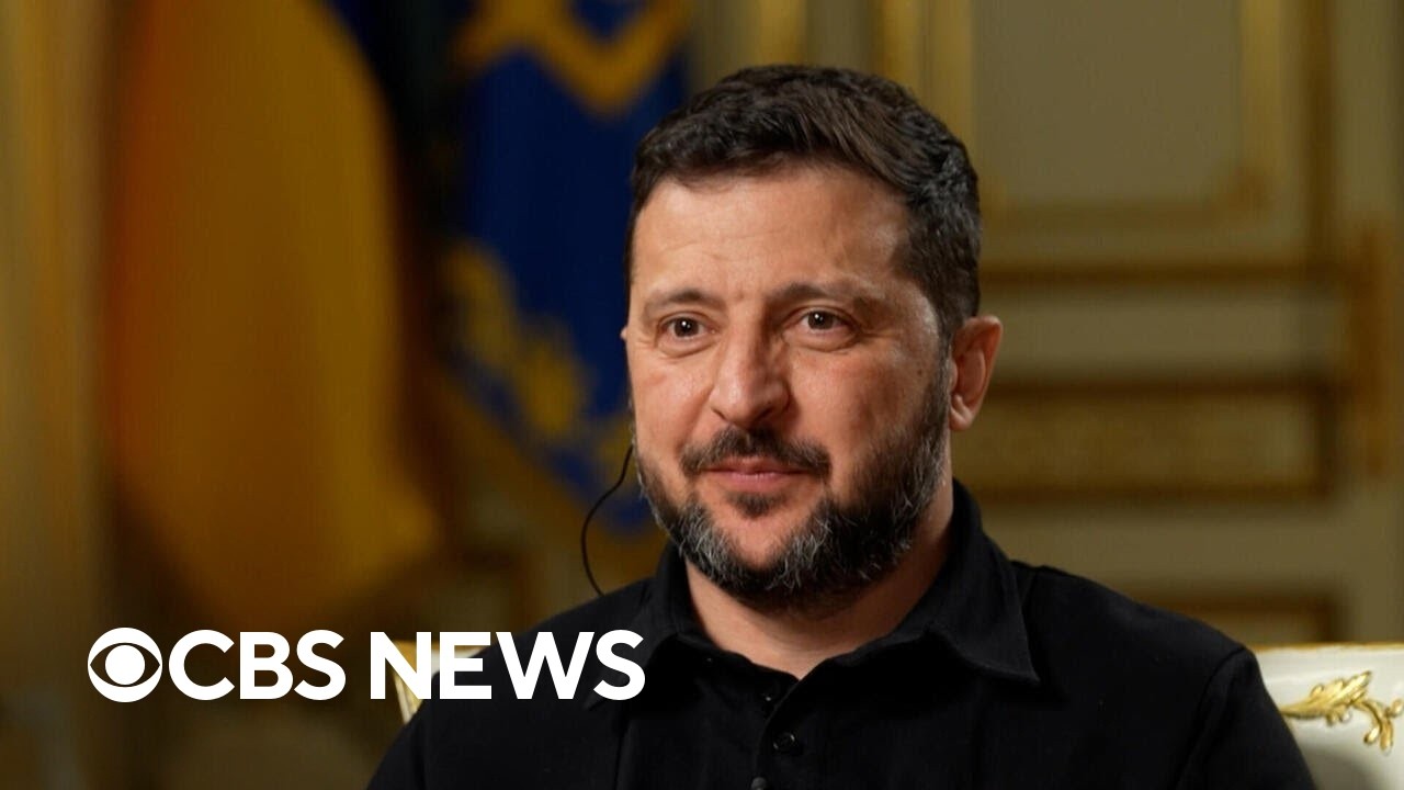 Zelenskyy discusses war escalation, U.S. support in CBS interview