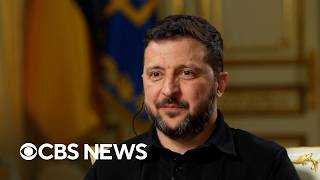 Zelenskyy discusses war escalation, U.S. support in CBS interview