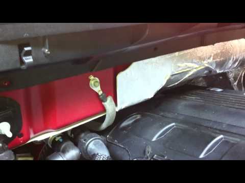 Part 7: Amp Research Power Step F150 Step 7: routing wiring along the firewall part 1: 7 of 17