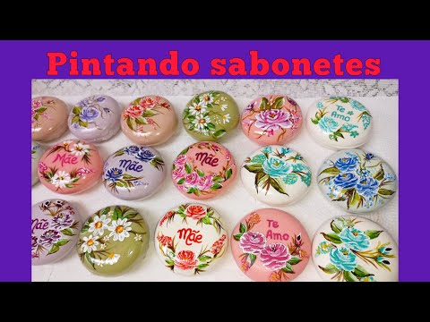 Pintando sabonetes da Natura |  Faça e venda ❤