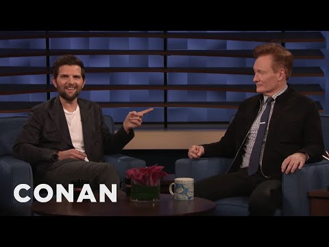 Adam Scott Has A Newfound Appreciation For Conan’s Job | CONAN on TBS