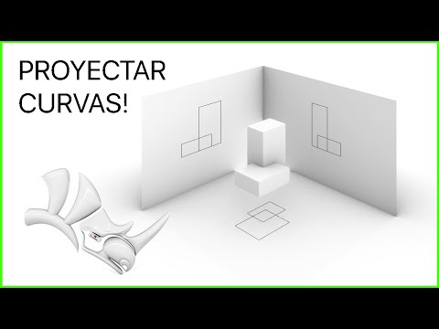 Cómo proyectar CURVAS en RHINOCEROS ✅#18