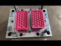 Round Ice Cube Tray Food Grade PP Injection Mould