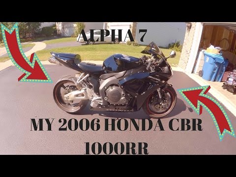 My 2006 HONDA CBR 1000 RR  with Modifications