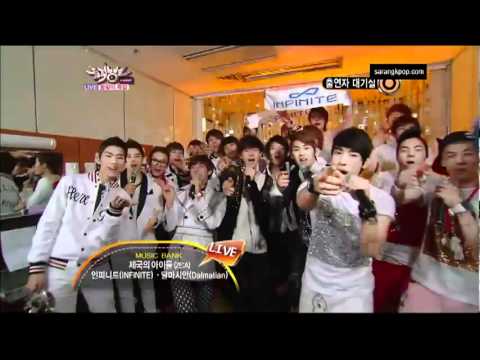 [HD]Music Bank Back Stage ZE A INFINITE Dalmatian