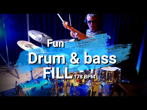 Fun Drum 'n' Bass Fill 178 Bpm but slower tempo is allowed