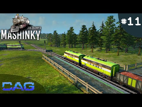 Mashinky   ||    Double headed trains!   ||   Early Diesel Age   ||   Mashinky #11