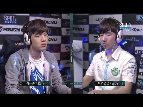 [SBENU SSL 2015] Rain vs Rogue RO.8 Match3 set4 -EsportsTV, Starcraft 2