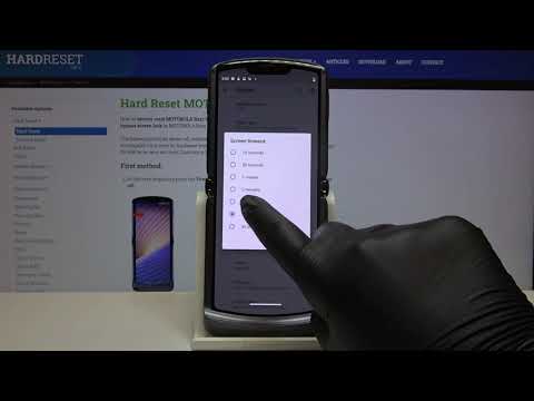 How to Set Screen Timeout in MOTOROLA Razr 5G – Change Sleep Time