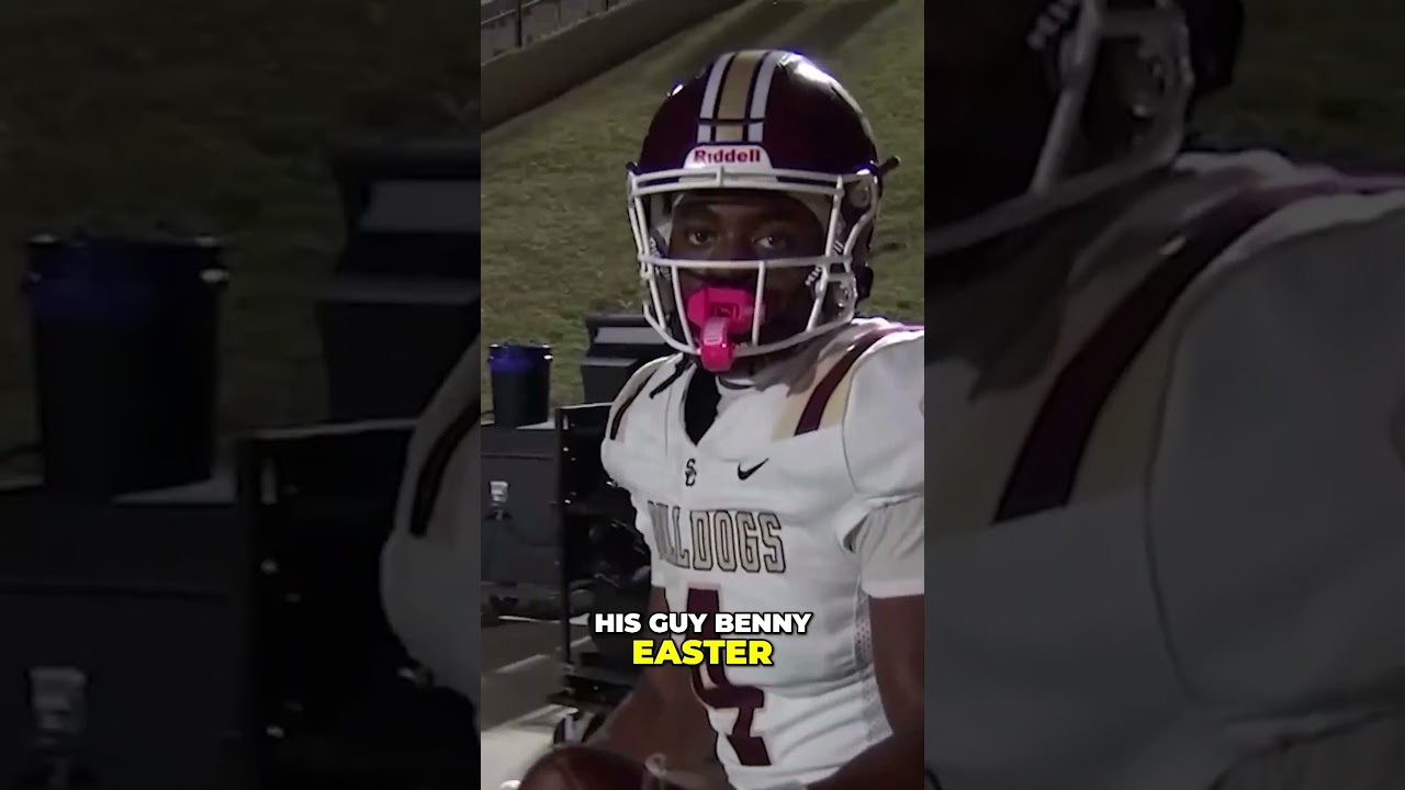 Summer Creek WR Benny Easter shushed the North Shore crowd after this TD