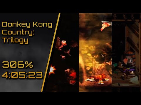 [Current WR] Donkey Kong Country Trilogy | 306% - 4:05:23