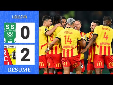 AS SAINT-ÉTIENNE - RC LENS 0-2 Résumé | ASSE - RCL | SAINT ETIENNE - LENS | Ligue 1 McDonald's 2024