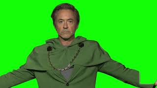 Robert Downey Jr. Returns as Doctor Doom green screen