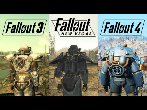 Fallout 3 vs Fallout New Vegas vs Fallout 4 - Physics and Details Comparison
