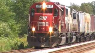 preview picture of video 'SOO LINE 6055-6032 westbound'