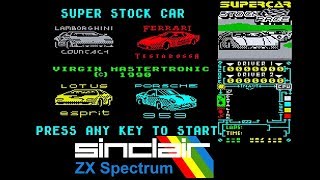 ZX Spectrum Games - Super Stock Car