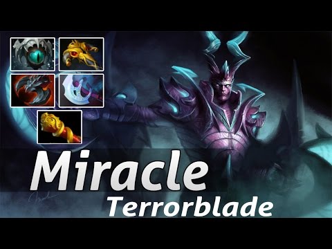 Terrorblade Pro Build Hard Carry by Miracle - Dota 2 Epic Moments