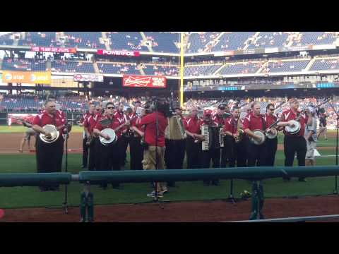 Polish American String Band on the field @ Citizens Bank Park