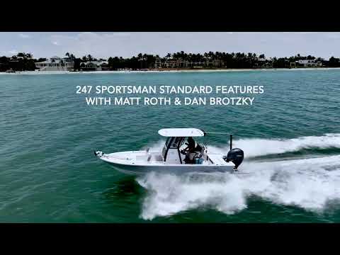 We can't believe these features come standard either. Aboard the 2023 247 Sportsman Center Console.