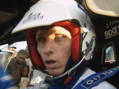 Juha Kankkunen hits a cow during the 2000 Safari Rally!