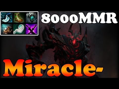 Dota 2 - Miracle- 8000MMR Plays Shadow Fiend vol 10 - Ranked Match Gameplay