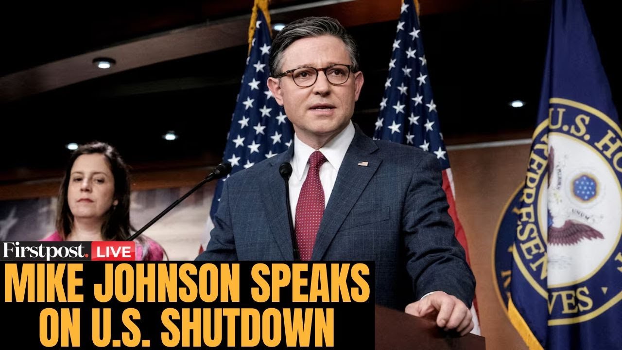 US Shutdown LIVE: House Speaker Mike Johnson Speaks as Government Shutdown Hits Day 23 | N18G