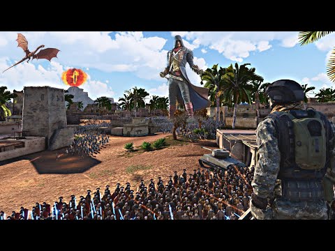 MORDOR'S NEW ALLY IS THE ORDER OF ASSASSINS - Epic Battle Simulator 2 - UEBS 2