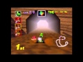 Mario Kart 64 150cc Flower Cup Actual N64 Capture