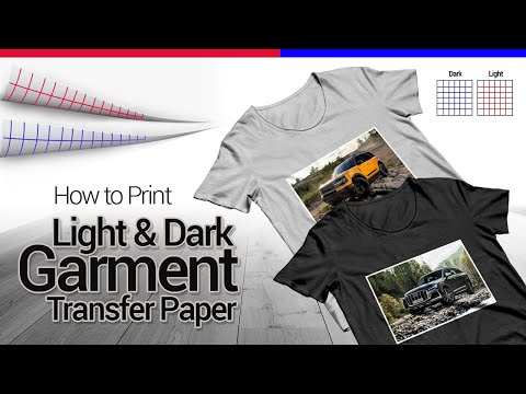 Inkjet Dark Heat Transfer Papers For Dark Cotton T-Shirts, GSM: 80 - 120