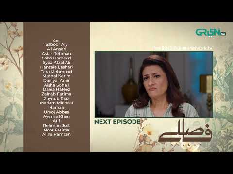 Faaslay Episode 39 | Teaser | #faaslay  #aliansari  #sabooraly