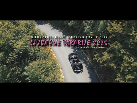 Miloš Nedeljković & Dragan Krstić-Peka LJUBAVNE IGRARIJE 2025 DIFFERENT VERSION Official video 4K