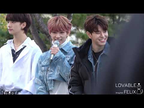 [4K/fancam]181027 스트레이키즈 미니팬미팅① (StrayKids Felix focus)