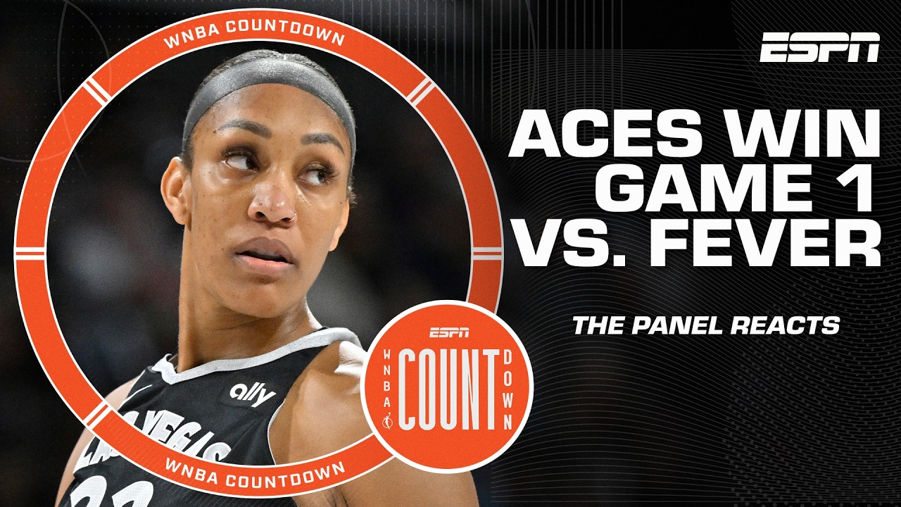 Fever vs. Aces Reaction 👀 Can anyone stop A’ja Wilson in the playoffs? | WNBA Countdown