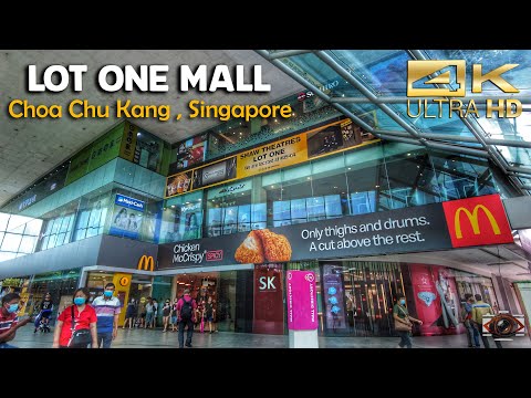 [4K] Lot One Mall : Singapore Mall Walk Tour