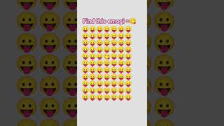 find this emogi =😋 #youtubeshorts #shorts #emojichallenge #emojyfind #gaming #emogirl