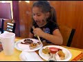 Addie Eating With Chop Sticks 2012