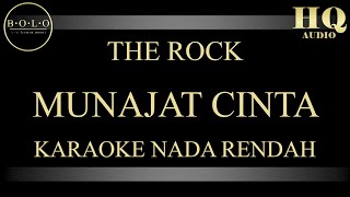 Download lagu THE ROCK MUNAJAT CINTA - KARAOKE NADA RENDAH (LOWER KEY) mp3